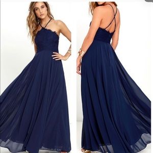 Lulu’s Everlasting Enchantment Navy Bridesmaids Dress